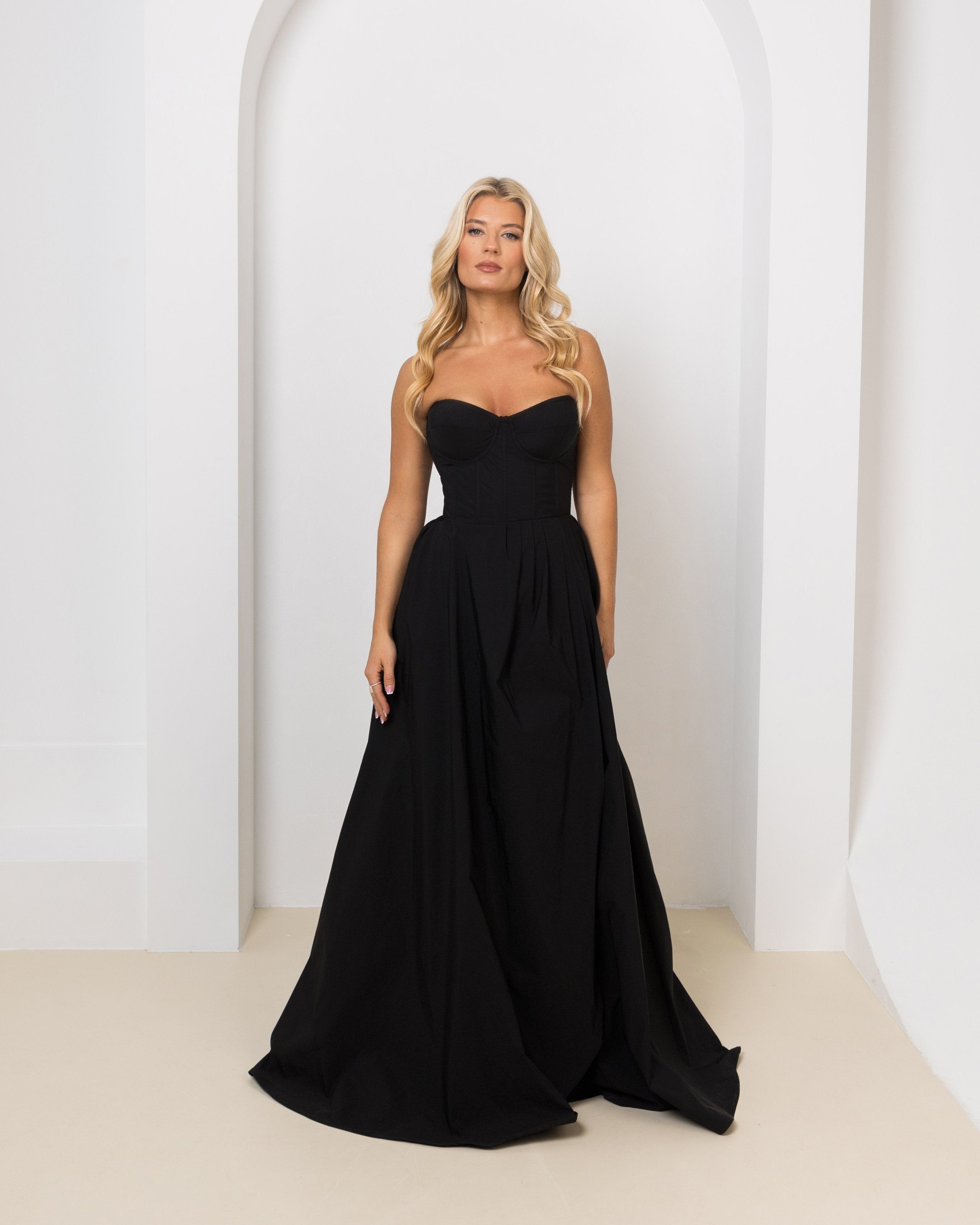 Maxi taftos suknelė