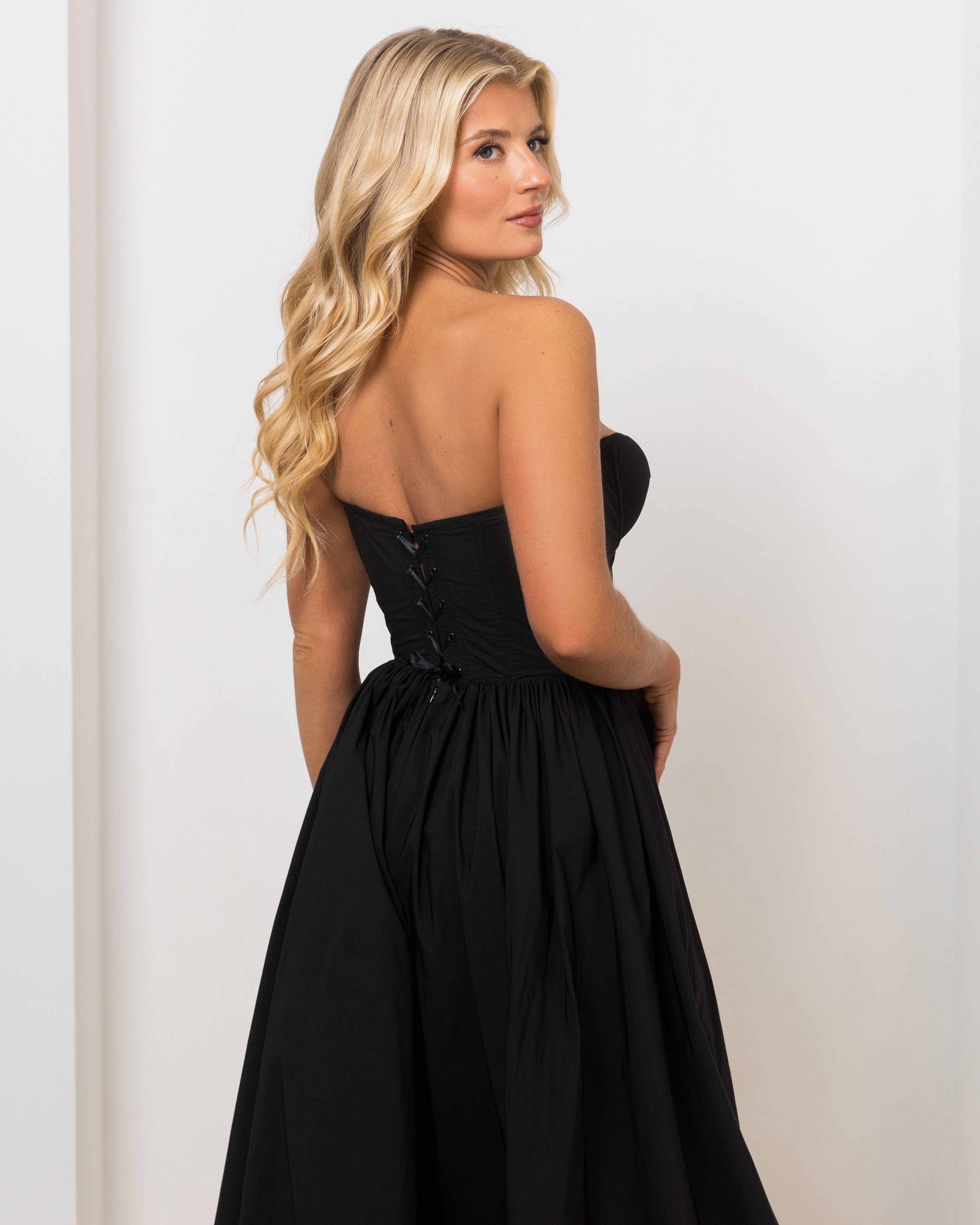 Maxi taftos suknelė